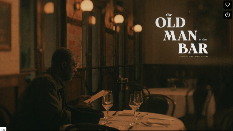 THE OLD MAN AT THE BAR